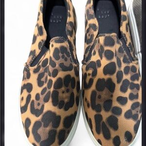 A New Day Leopard Print Slip-On Sneakers